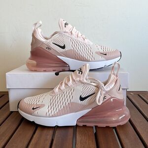 Nike Air Max 270 Light Soft Pink USA Women Size 6/UK 3.5/EU 36.5(AH6789-604)